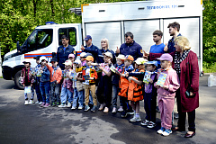 На Кольском пруду прошли занятия по безопасности у воды